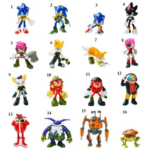 PMI Ltd Sonic Collectible Figure 6.5Cm - 1 Pack (S1) (Random) SON2010 7290117585337