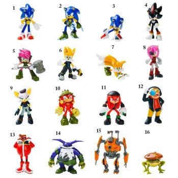 PMI Ltd Sonic Collectible Figure 6.5Cm - 1 Pack (S1) (Random) SON2010 7290117585337