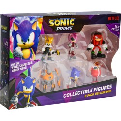 PMI Ltd Sonic Συλλεκτικές Φιγούρες 6.5Cm - 8 Pack Deluxe Box - Including 2 Rare Hidden Characters (S1) SON2070 7290117585375