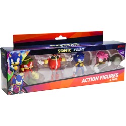 PMI Ltd Sonic Αρθρωτές Φιγούρες Δράσης 7.5Cm - 4 Pack (S1) (Random) SON6040 7290117585429