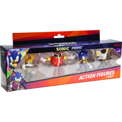 PMI Ltd Sonic Αρθρωτές Φιγούρες Δράσης 7.5Cm - 4 Pack (S1) (Random) SON6040 7290117585429