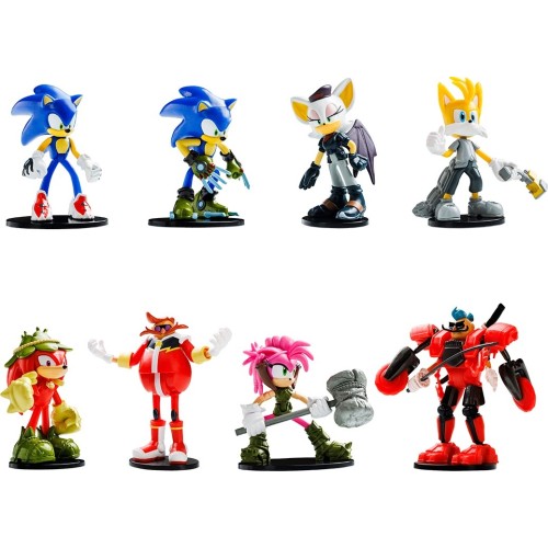 PMI Ltd Sonic Αρθρωτές Φιγούρες Δράσης 7.5Cm - 8 Pack Deluxe Box (S1) SON6080 7290117585580