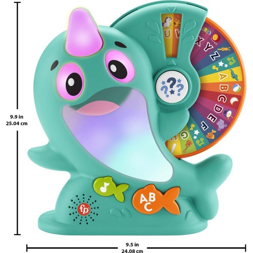 Mattel Unicorn Whale, Alphabetula HRC54 194735172856