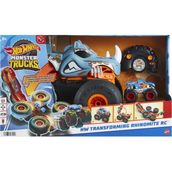 Mattel Hot Wheels R/C Monster Trucks Rhinomite 2 In 1 HPK27 194735160990