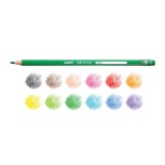CARIOCA Erasable Hexagonal Colored Pencils TITA - 12 Pcs 42897 8003511428976