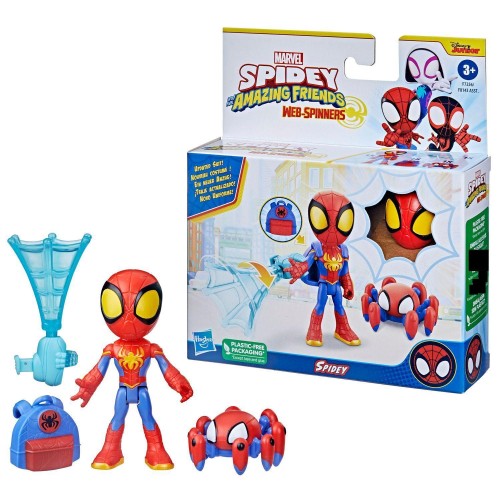 Hasbro Marvel Spidey And His Amazing Friends Web-Spinners Spidey Action Figure With Accessories F8143 / F7256 5010996136527