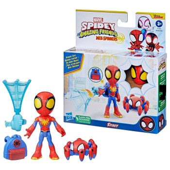 Hasbro Marvel Spidey And His Amazing Friends Web-Spinners Spidey Action Figure With Accessories F8143 / F7256 5010996136527