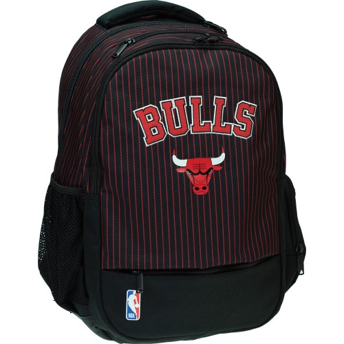 back me up BMU Oval Backpack NBA Chicago Bulls Black Retro 338-27031 5204549155473