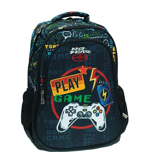 NO FEAR Bmu Πολυθεσιακό Σακίδιο Πλάτης Δημοτικού Play Game 348-17031 5204549153325
