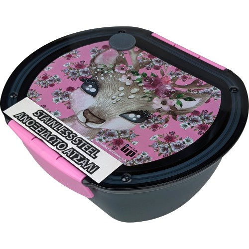 back me up Bmu Δοχείο Φαγητού Ανοξείδωτο Ατσάλι Ss 680Ml Deer 570-85267 5204549153615