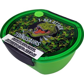 back me up Bmu Δοχείο Φαγητού Ανοξείδωτο Ατσάλι Ss 680Ml T-Rex 570-87267 5204549153639