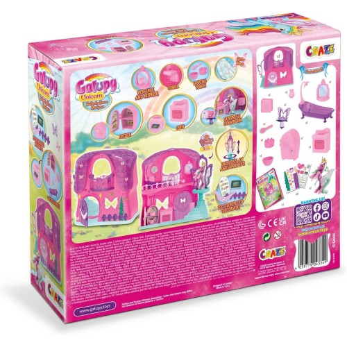 craze Galupy Unicorn Butterfly Mariposa House Με Φιγούρα Μονόκερο Και Αξεσουάρ CRZ43349 4059779043349