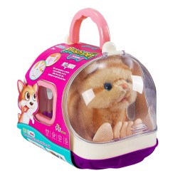 Toys-shop Choice Λούτρινη Γατούλα Μπαταρίας Με Κλουβί Μεταφοράς JB072217 6990323722175