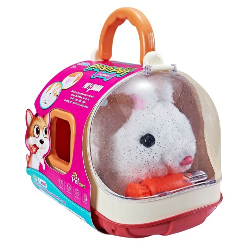 Toys-shop Choice Λούτρινη Λαγουδάκι Μπαταρίας Με Κλουβί Μεταφοράς JB072216 6990323722168