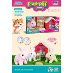 Toys-shop Choice Plush Battery Bunny With House JB072212 6990323722120