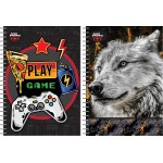 NO FEAR BMU Τετράδιο Α4 Σπυράλ 2 Θεμάτων Play Game-White Wolf - 1 Τμχ 348-11440 5204549156234
