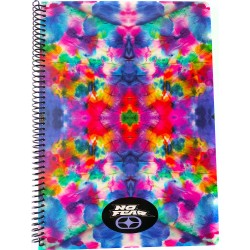 BMU Square A4 Spyr.2Th.No Fear Color TIE Dye-Vintage TIE DYE Ass. 348-21440 5204549156418