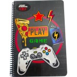 NO FEAR BMU Τετράδιο 17X25 Σπυράλ 2 Θεμάτων 70Φ.Monster-Play Game 348-16402 5204549156296