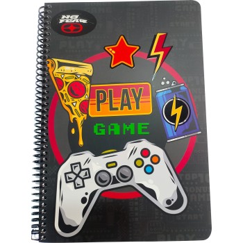 NO FEAR BMU Τετράδιο 17X25 Σπυράλ 2 Θεμάτων 70Φ.Monster-Play Game 348-16402 5204549156296
