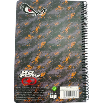 NO FEAR BMU Τετράδιο 17X25 Σπυράλ 2 Θεμάτων 70Φ. White Wolf-Jaguar 348-11402 5204549156227