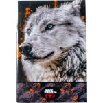 BMU Notebook 17X25cm NO Fear White Wolf-Yellow City Ass. 348-11400 5204549156210