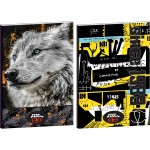 BMU Notebook 17X25cm NO Fear White Wolf-Yellow City Ass. 348-11400 5204549156210