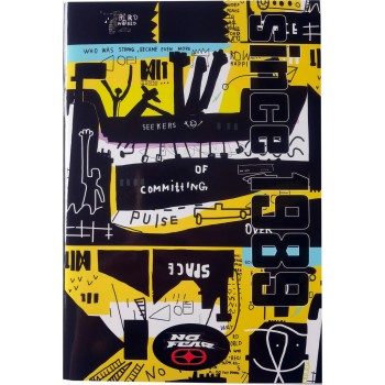 BMU Notebook 17X25cm NO Fear White Wolf-Yellow City Ass. 348-11400 5204549156210