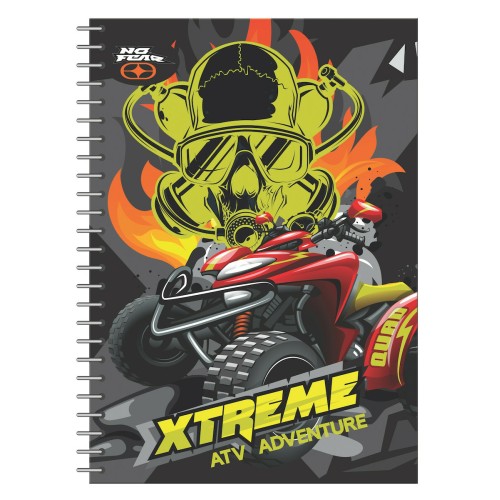 NO FEAR Notebook A4 Spyral 2 Topics Extreme Atv-Blue Core 348-04440 5204549145252