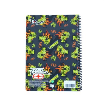 NO FEAR Notebook A4 Spyral 2 Topics Extreme Atv-Blue Core 348-04440 5204549145252