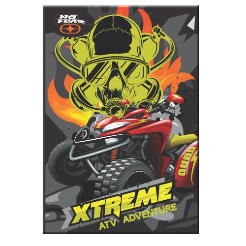 Notebook 17X25cm No Fear Extreme Atv-Tiger 348-04400 5204549145245
