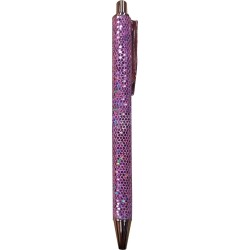 FunkyFish Pen Ballpoint Fushia 0.7Mm Strass 300-30113 7297473721553