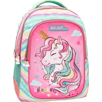 Diakakis imports Elementary Unicorn School Backpack 3 Compartments 000584985 5205698599224