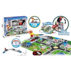 Toys-shop Choice Χαλάκι Αυτοκινητόδρομος Με Οχήματα Αστυνομίας JK141532 6990323415329