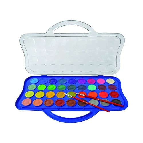 Giotto Νερομπογιά 30Mm 36 Χρώματα Με Πινέλο 353600 8000825353734
