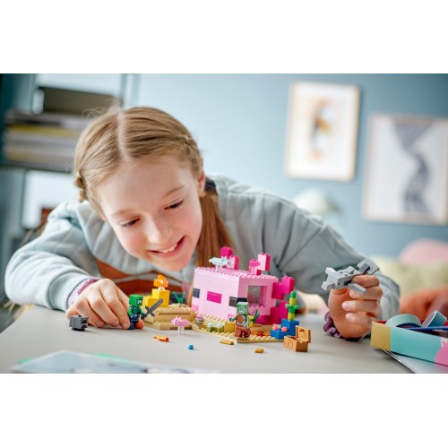 LEGO Minecraft The Axolotl House 21247 5702017415826