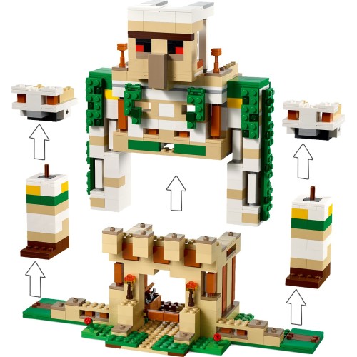 LEGO Minecraft Το Φρούριο Σιδερένιο Γκόλεμ 21250 5702017415857
