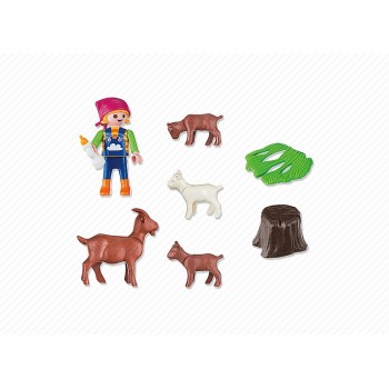 Playmobil Κορίτσι Με Κατσικάκια 4785 4008789047854