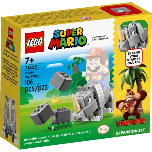 LEGO Super Mario Rambi The Rhino Expansion Set 71420 5702017415727