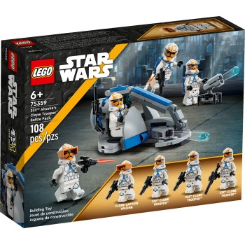 LEGO Star Wars Πακέτο Μάχης Στρατιωτών Κλώνων Της Ασόκα Του 332Ου Λόχου 75359 5702017421407