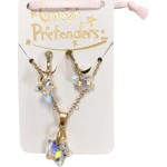 great pretenders Set Necklace And Earrings Holographic Star 90414 771877904141