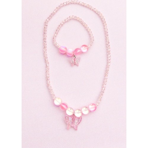 great pretenders Necklack Pink Butterfly 90420 771877904202