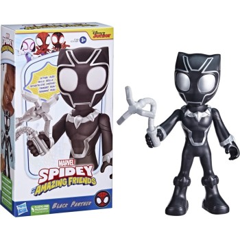 Hasbro Marvel Spidey And His Amazing Friends Supersized Black Panther 22.5-Cm Action Figure F3711 / F7260 5010994196264