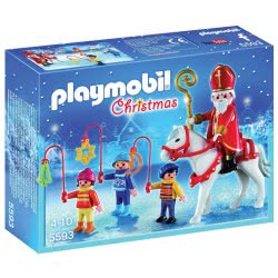 Playmobil Ο Άη Βασίλης Με Τα Παιδάκια 5593 4008789055934