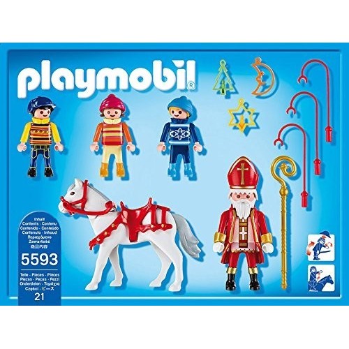 Playmobil Ο Άη Βασίλης Με Τα Παιδάκια 5593 4008789055934