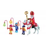 Playmobil Ο Άη Βασίλης Με Τα Παιδάκια 5593 4008789055934