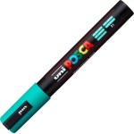 Uni-ball Mitsubishi Pencil Posca Medium Bullet Tip Marker - Emerald Green PC-5M-ΣΜΑΡΑΓΔΙ 4902778036860