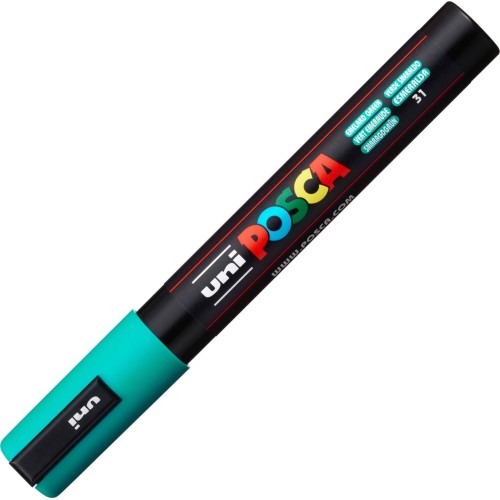 Uni-ball Mitsubishi Pencil Μαρκαδόρος Posca 2.5Mm Medium PC-5M - Emerald Σμαραγδί PC-5M-ΣΜΑΡΑΓΔΙ 4902778036860