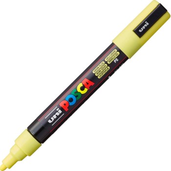 Uni-ball Mitsubishi Pencil Uni Posca Marker With Bullet Tip, 1.8-2.5 Mm Line Width, Light Yello PC-5M-SUNSHINEYELLOW 49027782492