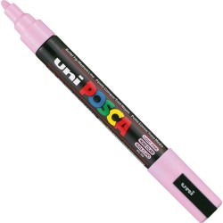 Uni-ball Mitsubishi Pencil Μαρκαδόρος Posca 2.5Mm Medium Pc-5M - Light Pink Ροζ PC-5M-L.PINK 4902778036891