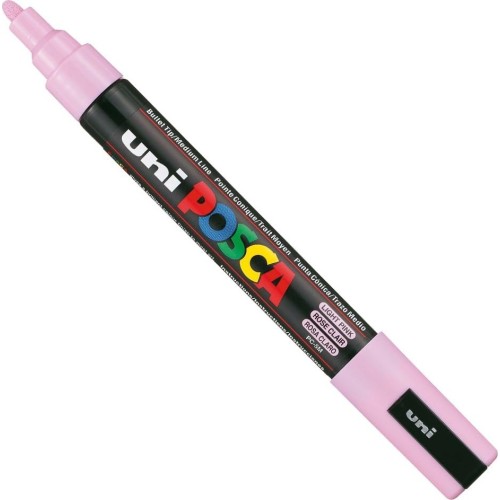 Uni-ball Mitsubishi Pencil Μαρκαδόρος Posca 2.5Mm Medium Pc-5M - Light Pink Ροζ PC-5M-L.PINK 4902778036891